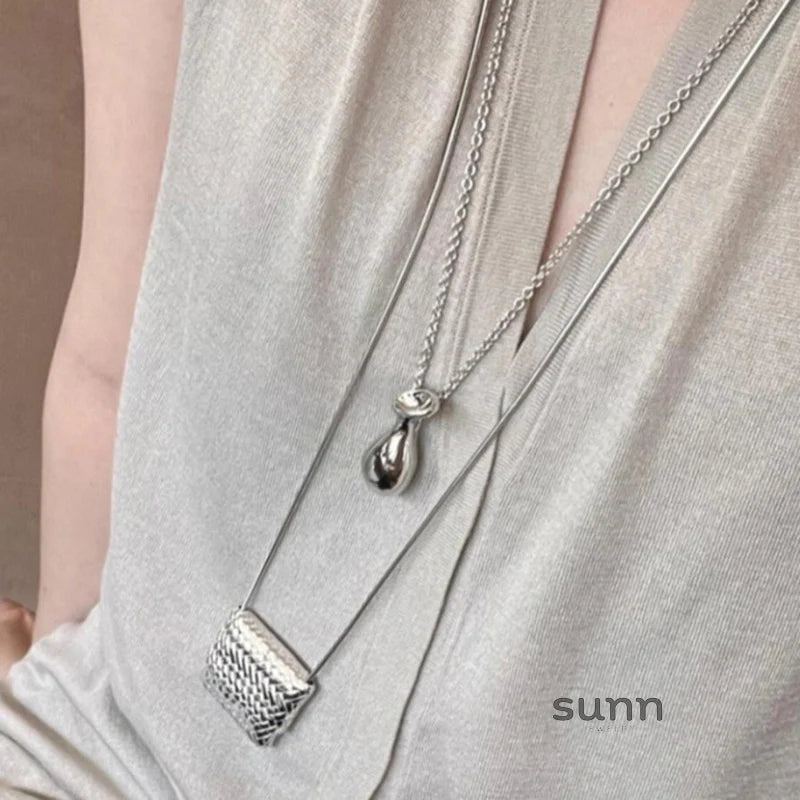 Ida Vintage Woven Necklace