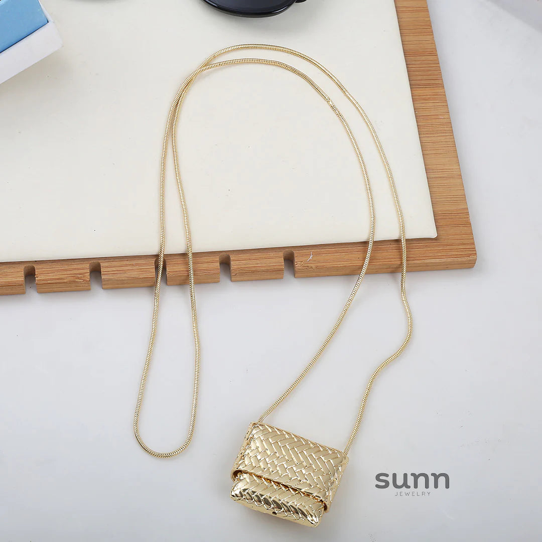 Ida Vintage Woven Necklace