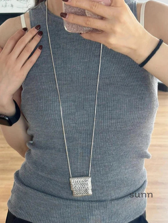Ida Vintage Woven Necklace