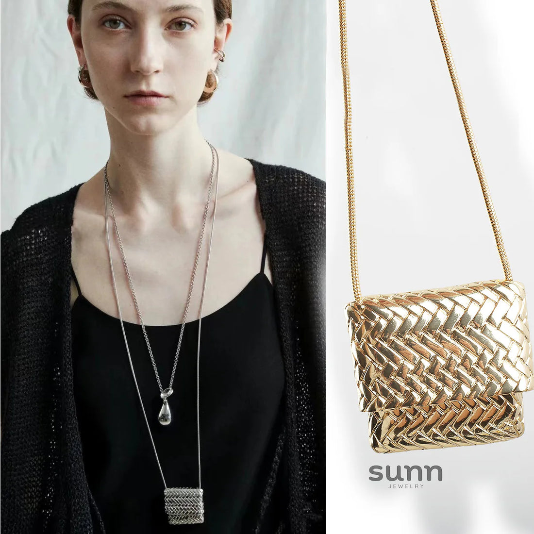 Ida Vintage Woven Necklace