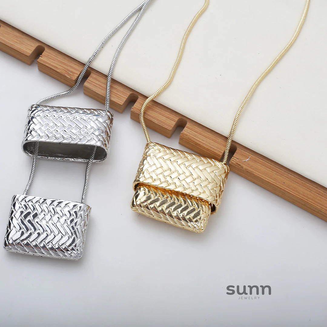 Ida Vintage Woven Necklace