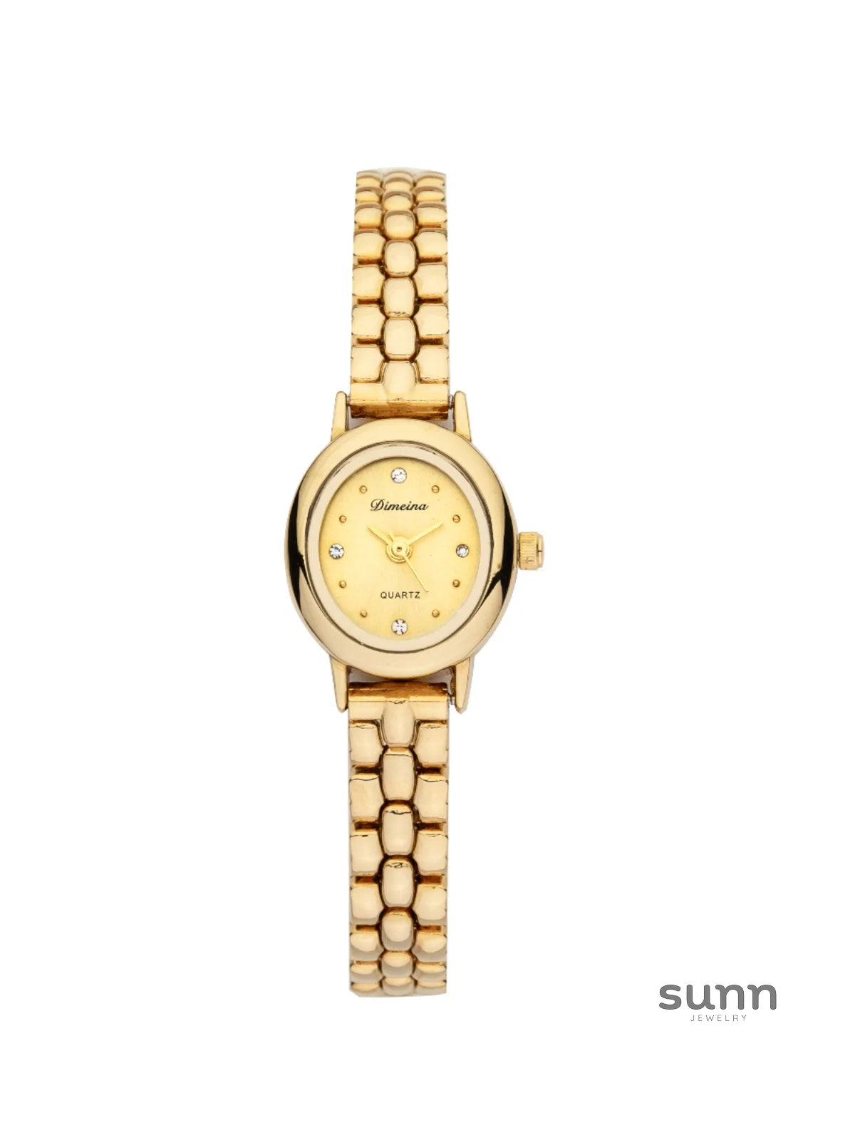 Ifrah Petite Leather Strap Watch