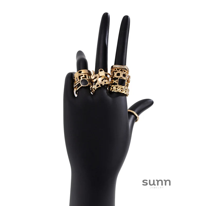 Ilah Gold Stacking Rings