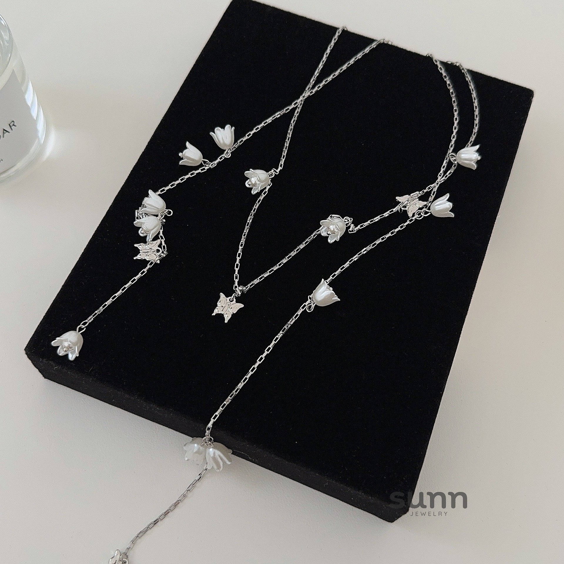 Ilhan Pearl Butterfly Necklace [GAT87YMI]