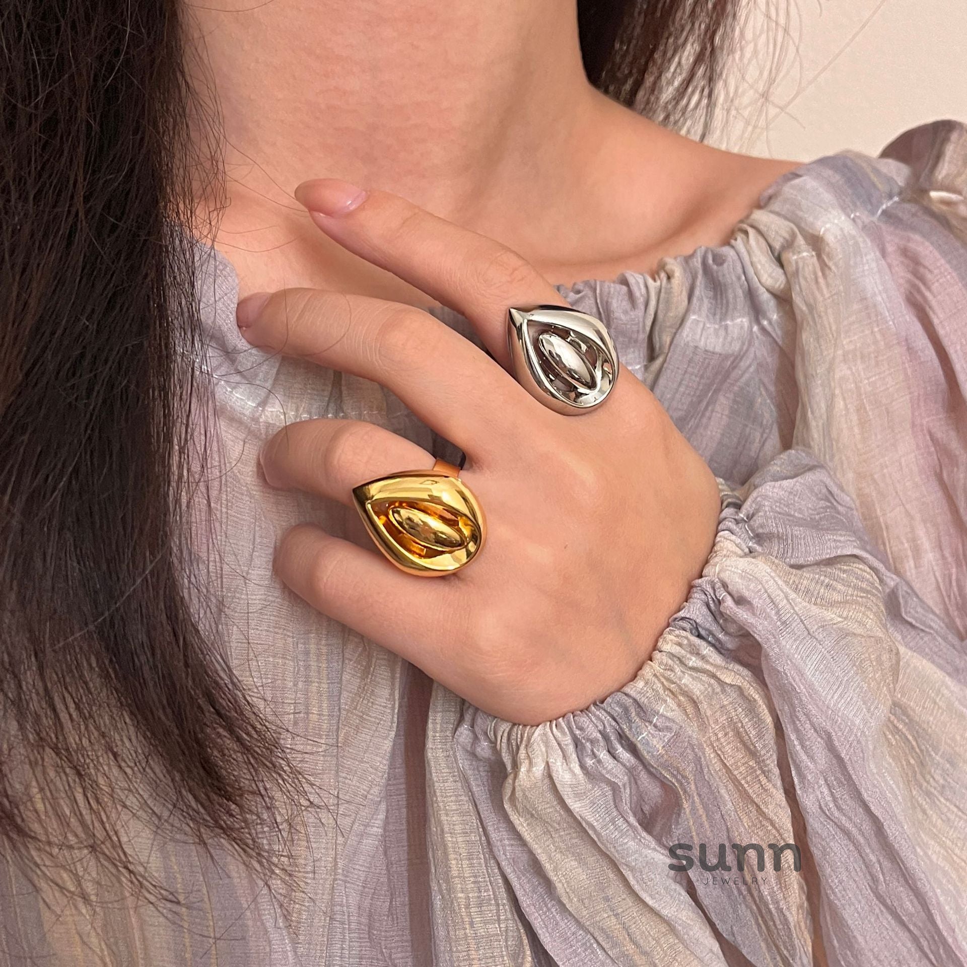 Illiana Croissant Bud Ring [KWLJ83BP]