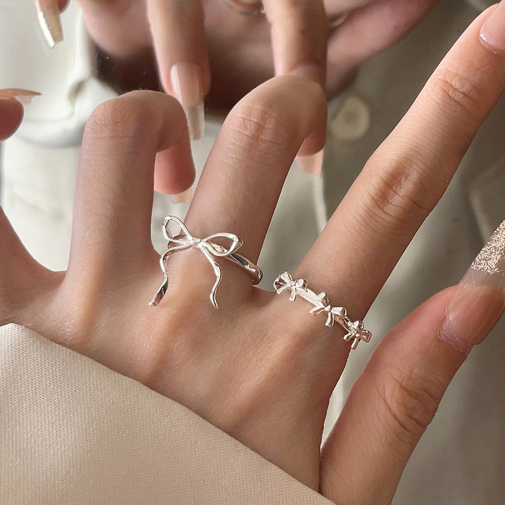 Illyana Ribbon Bow Ring [97QYQLDZ]