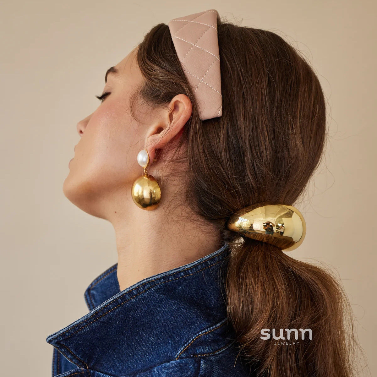 Ily Metal Charm Hair Tie [855SE60P]