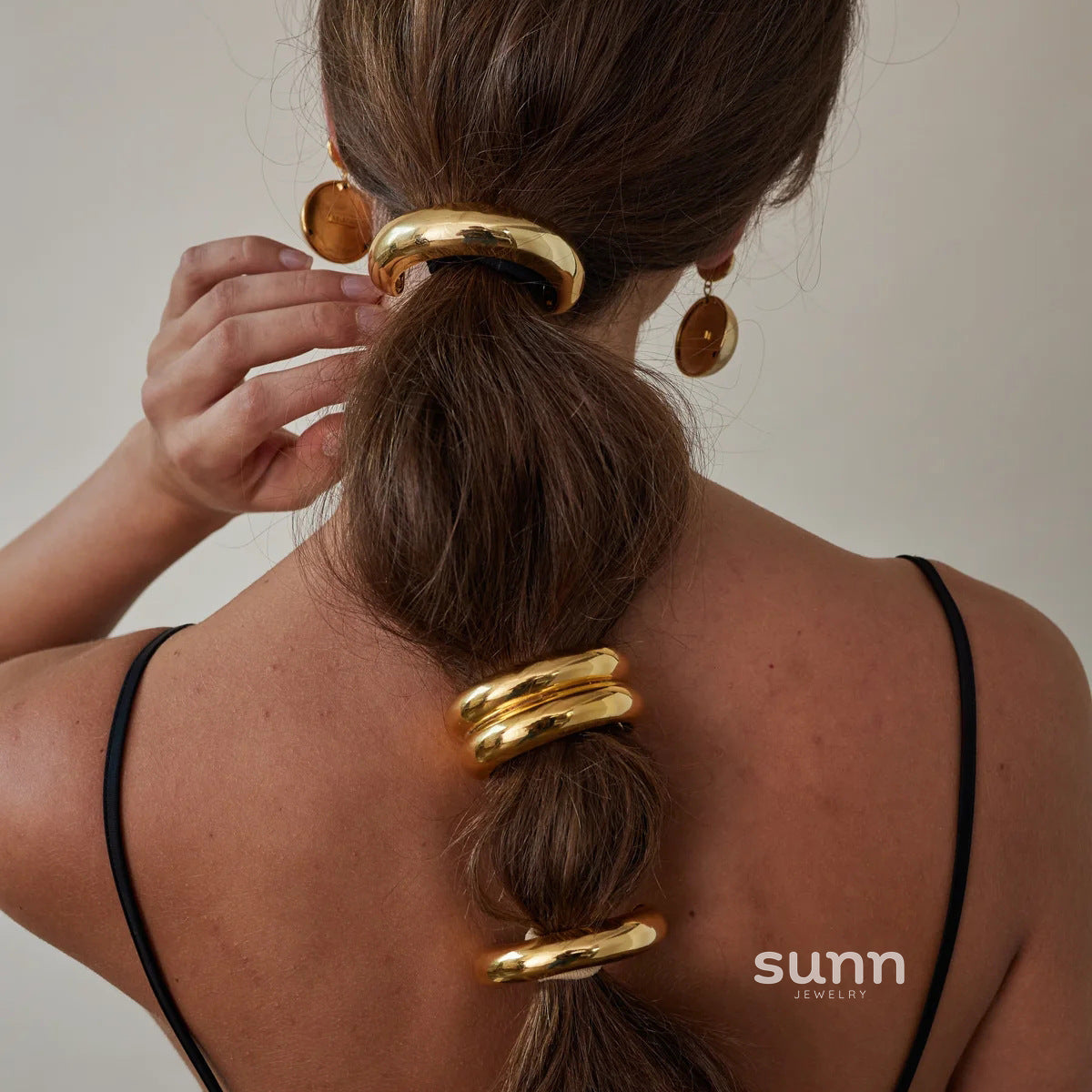 Ily Metal Charm Hair Tie [CDIT0O7X]