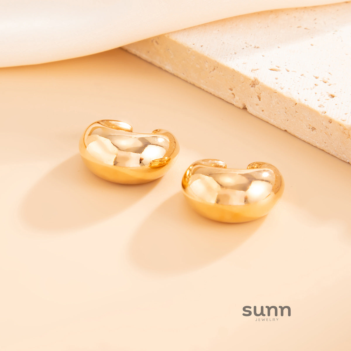 Imara Irregular Geometric Stud Earrings [SZE5OPQN]
