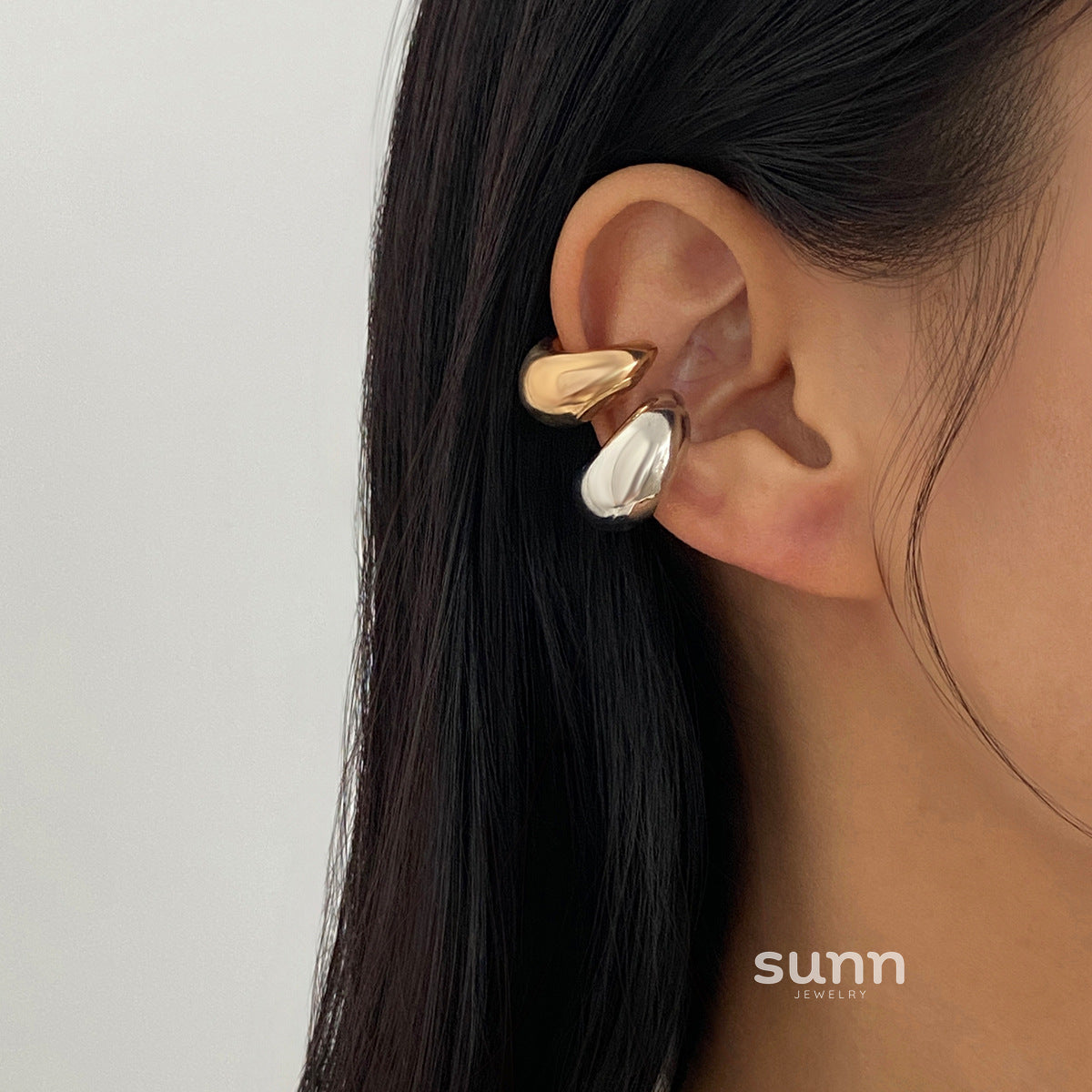 Imara Irregular Geometric Stud Earrings [YRNJ5MM2]