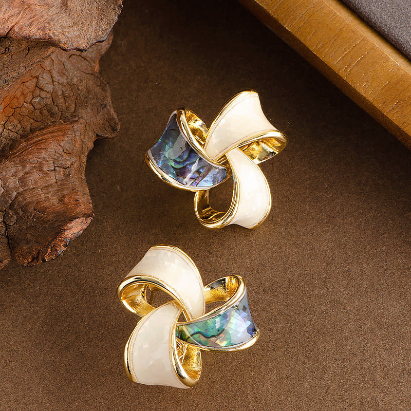Imogen Abalone Luxe Drop Earrings [Q92EWHGU]