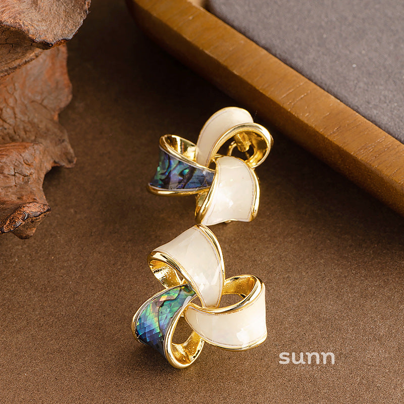 Imogen Abalone Luxe Drop Earrings [Q92EWHGU]