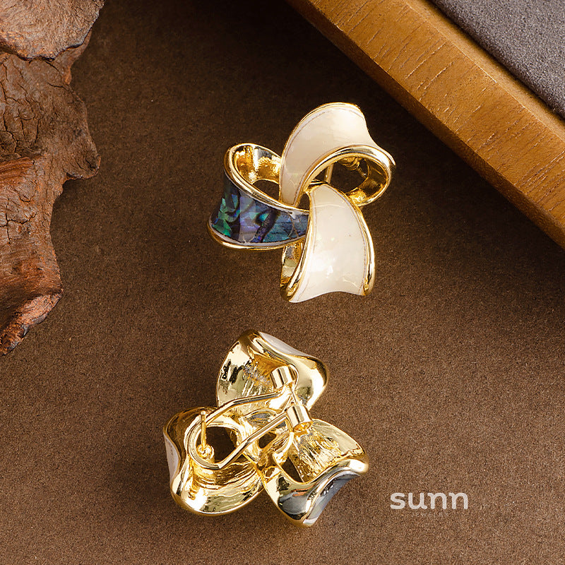Imogen Abalone Luxe Drop Earrings [1K6G0LTN]