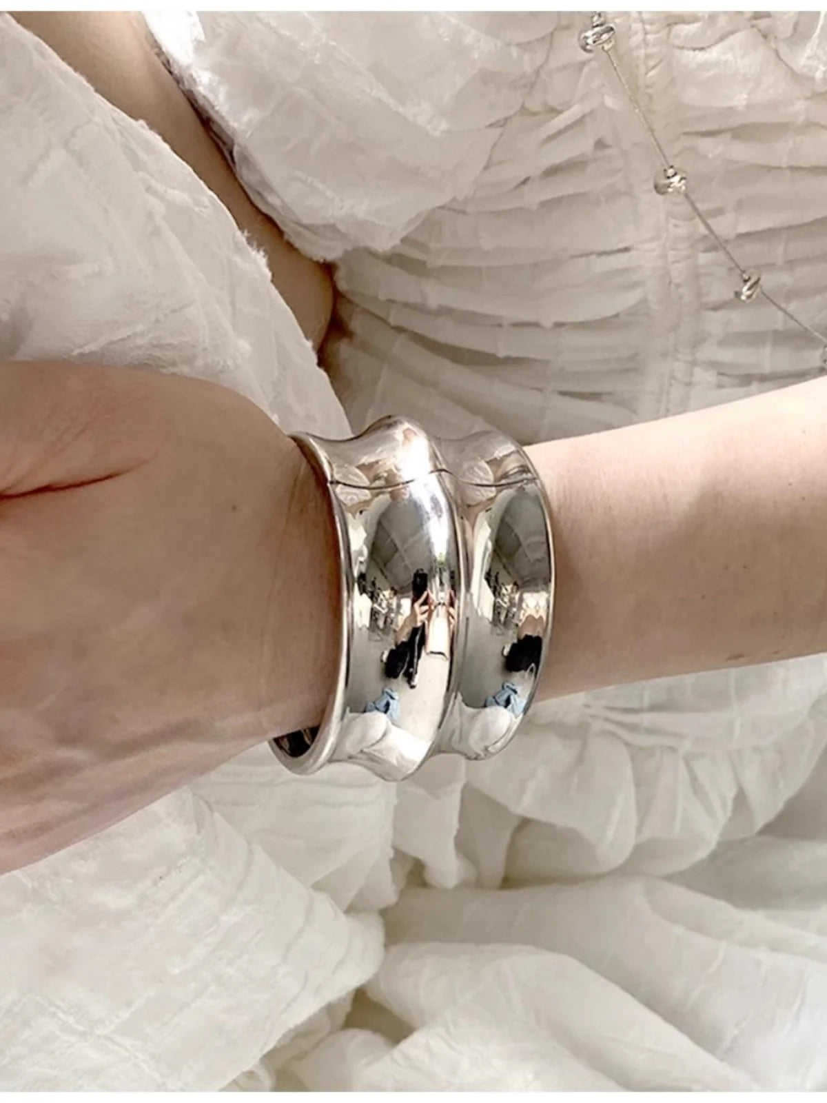 Imogen Polished Cuff Bracelet