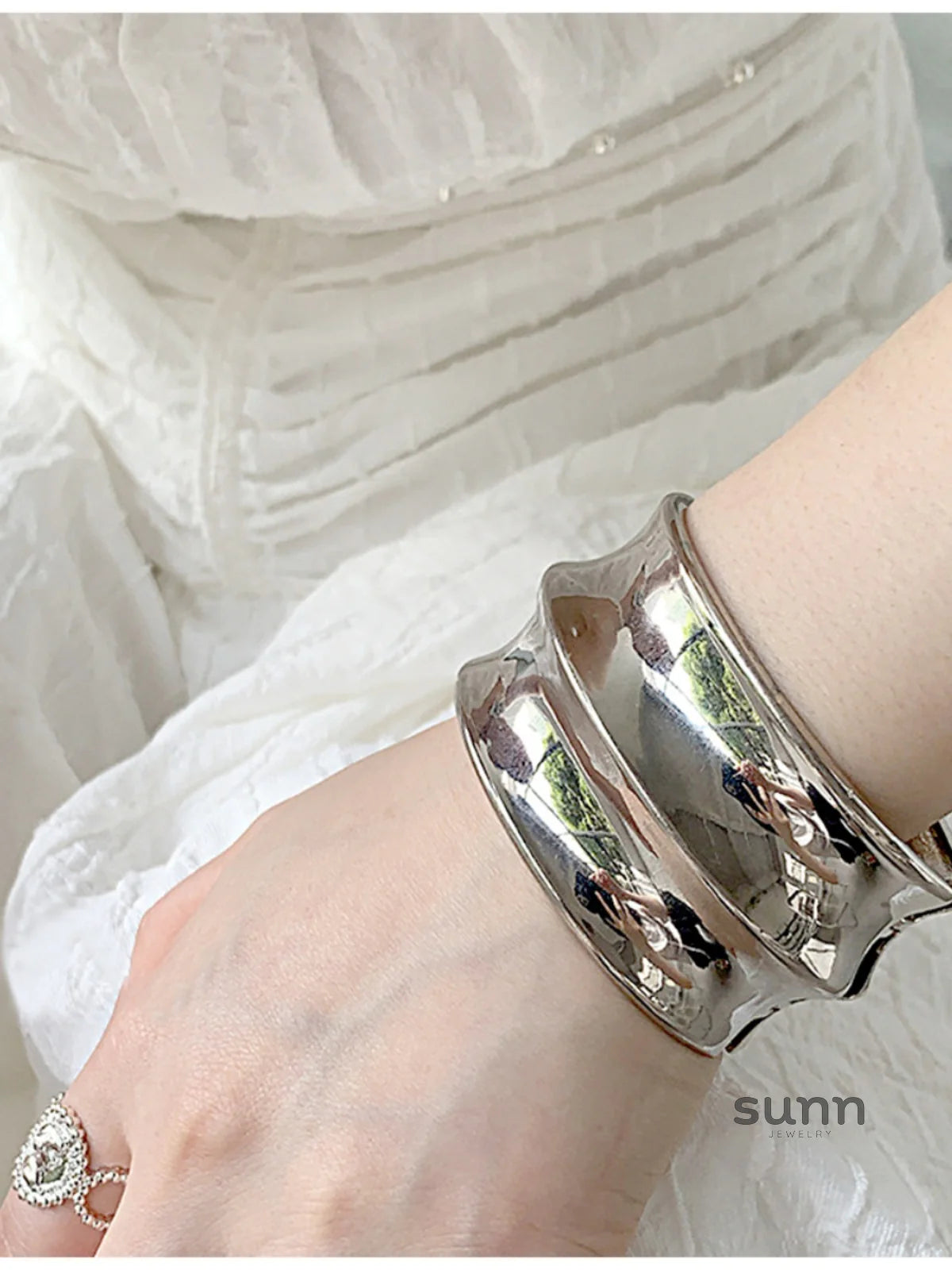 Imogen Polished Cuff Bracelet