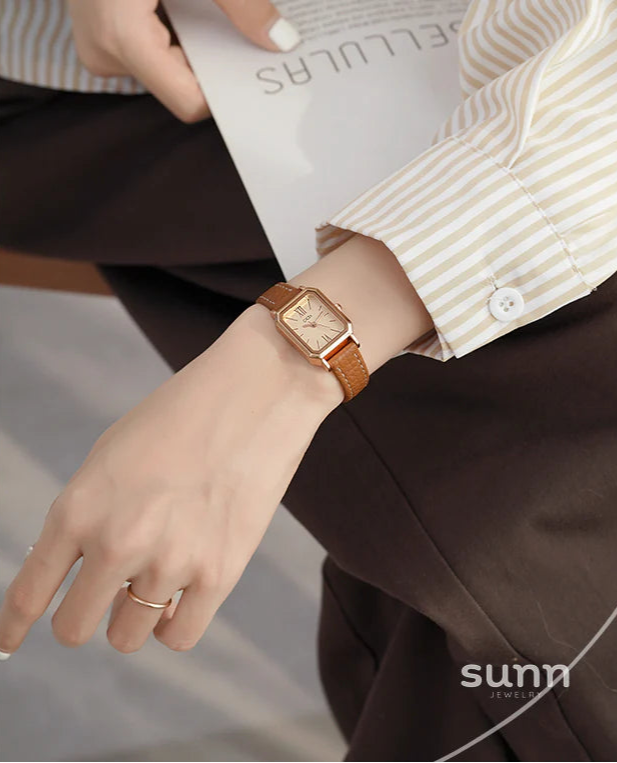Imogene Refined Rectangular Watch