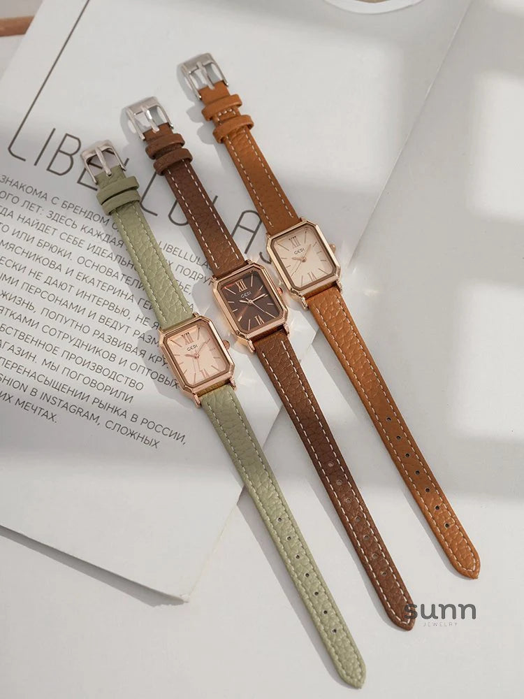 Imogene Refined Rectangular Watch