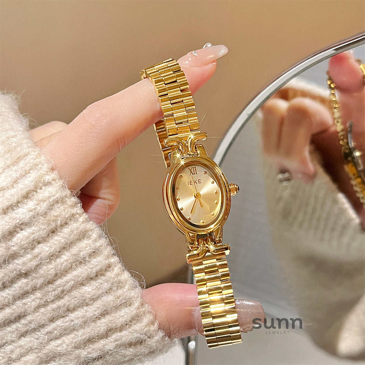 Imogene Vintage Steel Watch [UDXVVHU3]