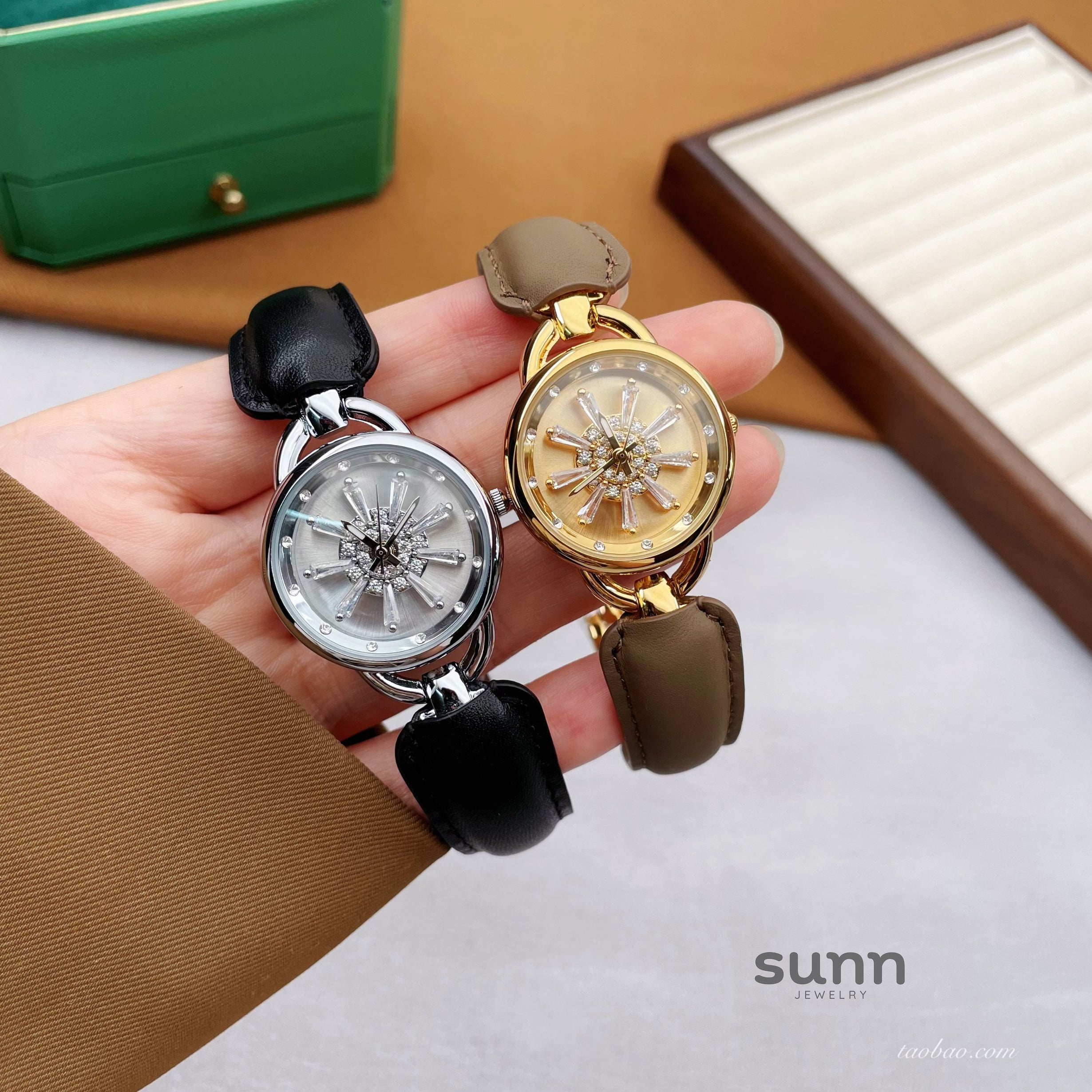 Inaya Rotating Snowflake Watch