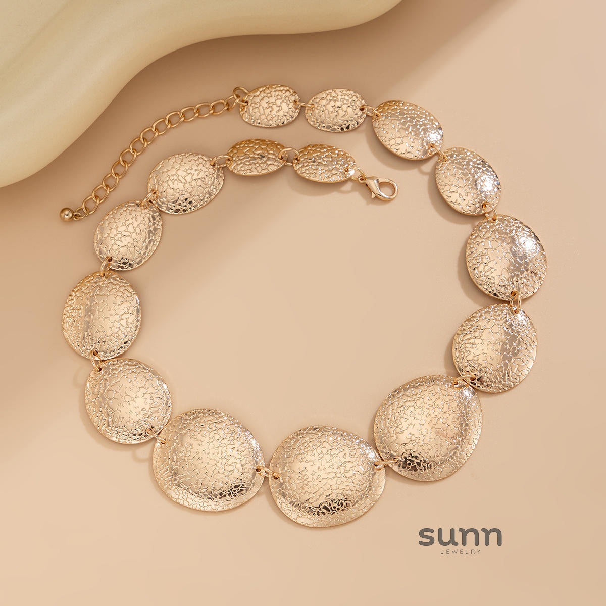 Indy Textured Oval Jewelry Set [O9ASY686]