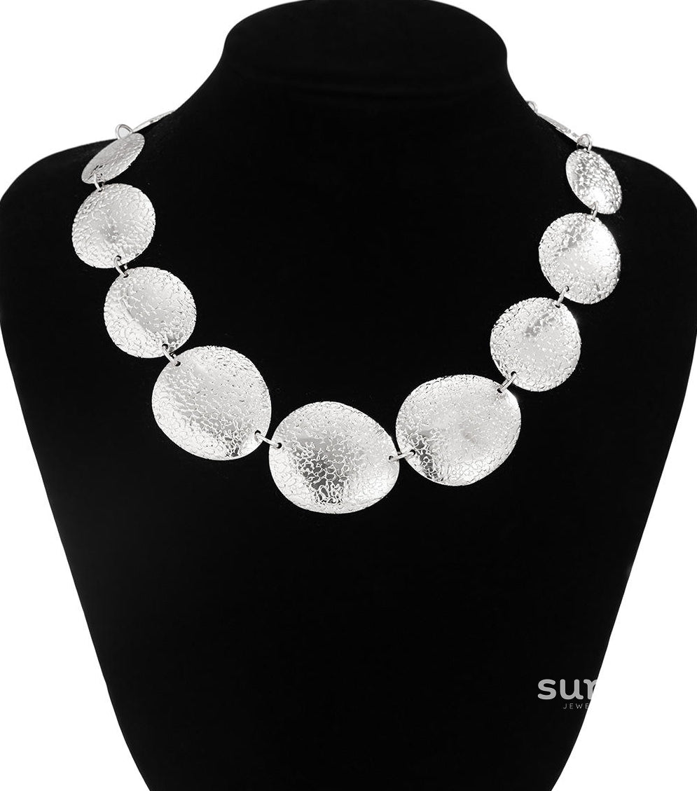 Indy Textured Oval Jewelry Set [CIL7GVS2]