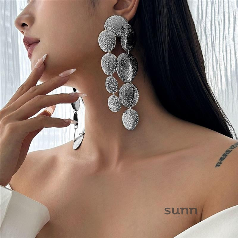 Indy Textured Oval Jewelry Set [OMB437QD]