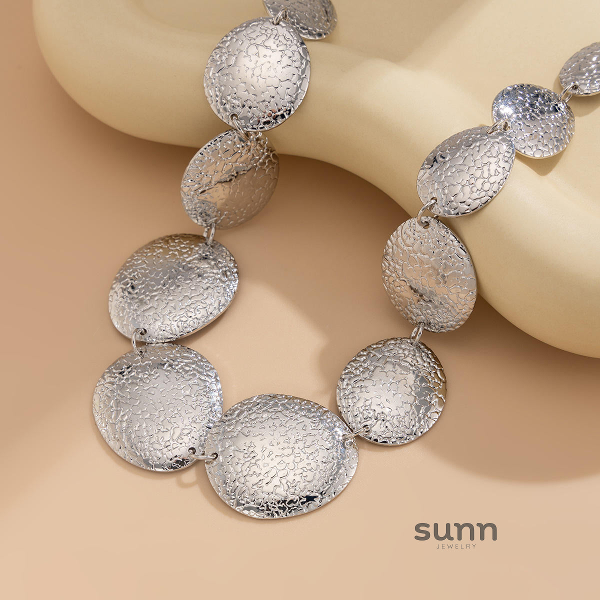 Indy Textured Oval Jewelry Set [QZ3WYK01]