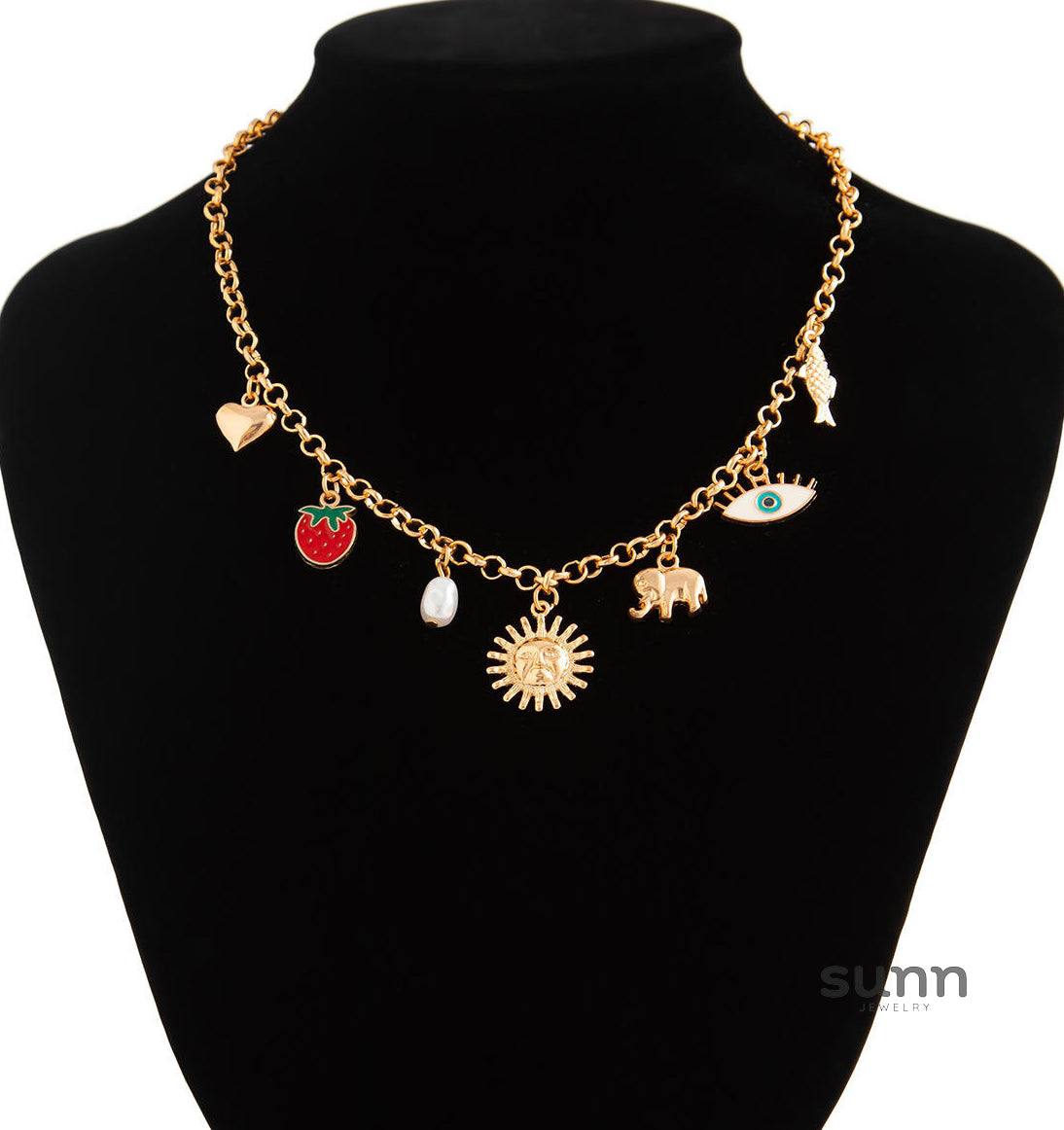 Iniya Dainty Pendant Necklace [RAP2GR27]