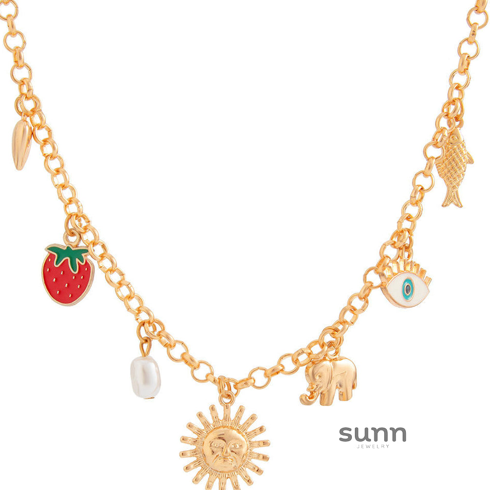Iniya Dainty Pendant Necklace [40VBU7XH]