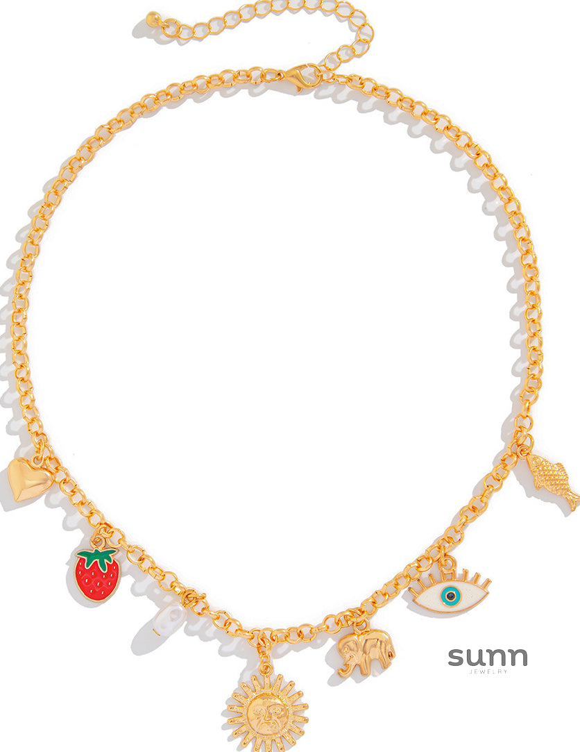 Iniya Dainty Pendant Necklace [CIEE2TVK]