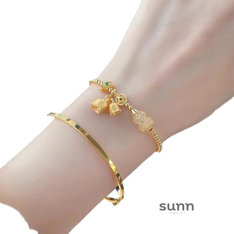 Iqra Golden Lily Bracelet