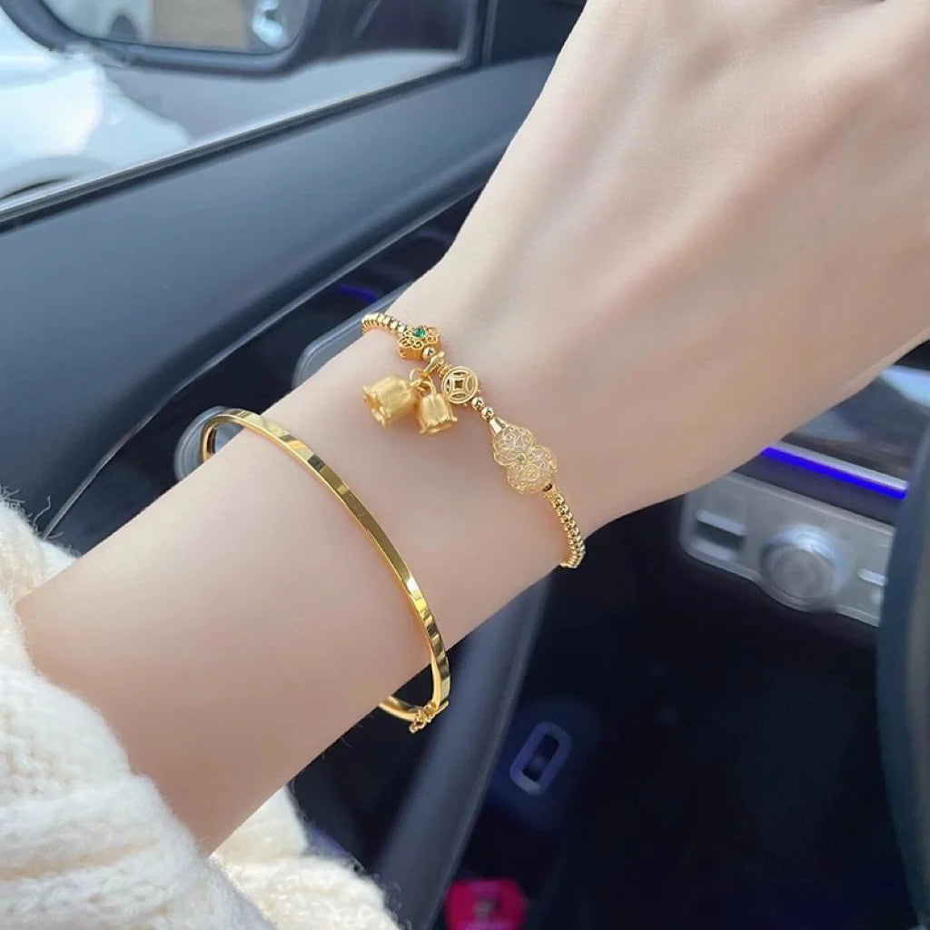 Iqra Golden Lily Bracelet