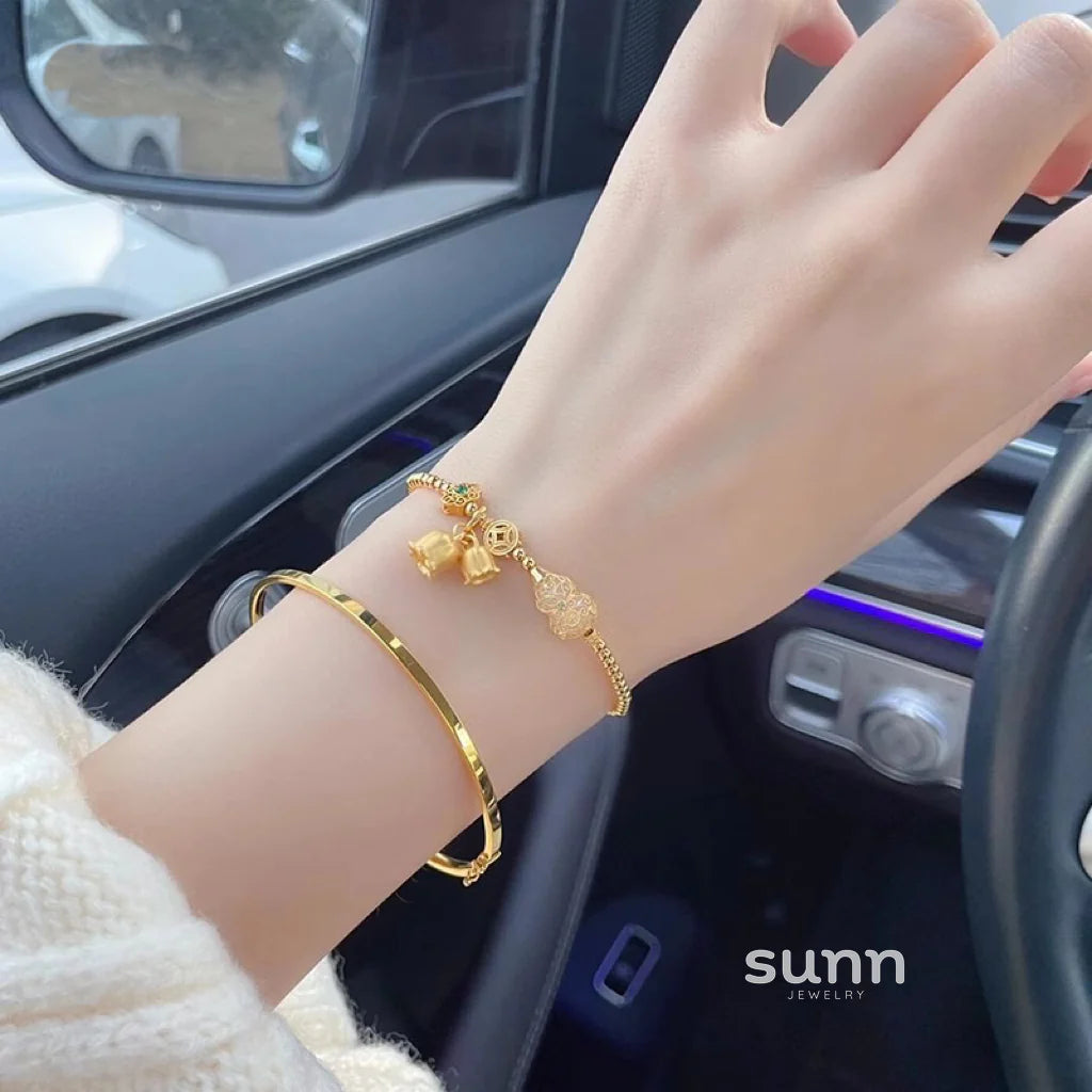 Iqra Golden Lily Bracelet