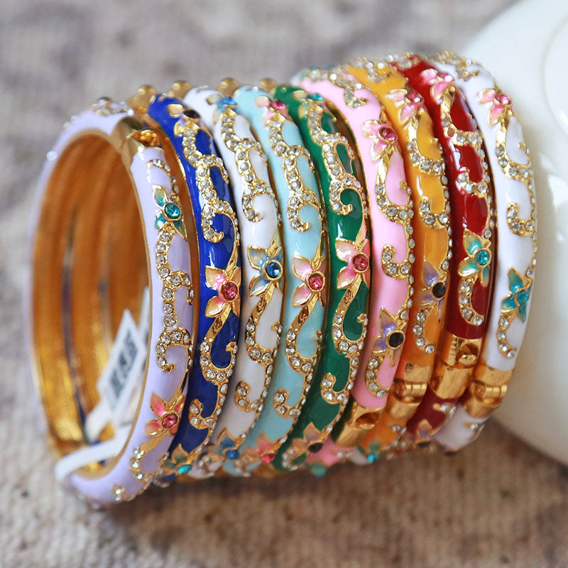 Irelyn Enamel Bangle Bracelet [AEMF6OVA]