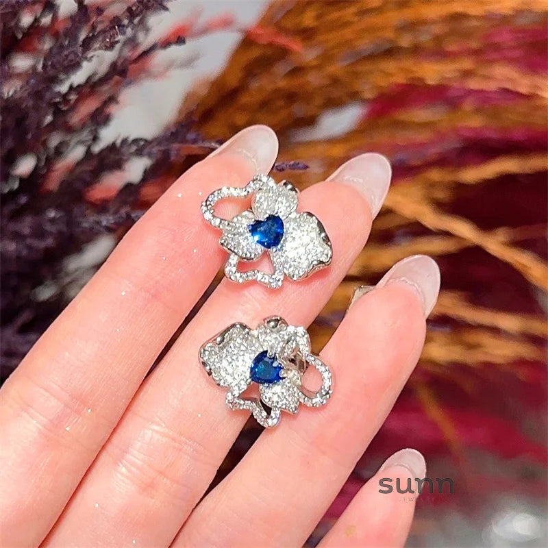 Irelyn Sapphire Blossom Set