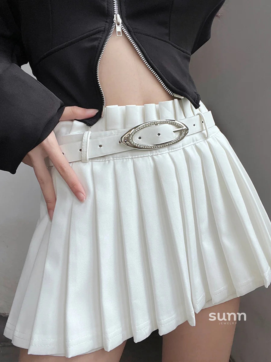 Isa Y2K Rhinestone Belt