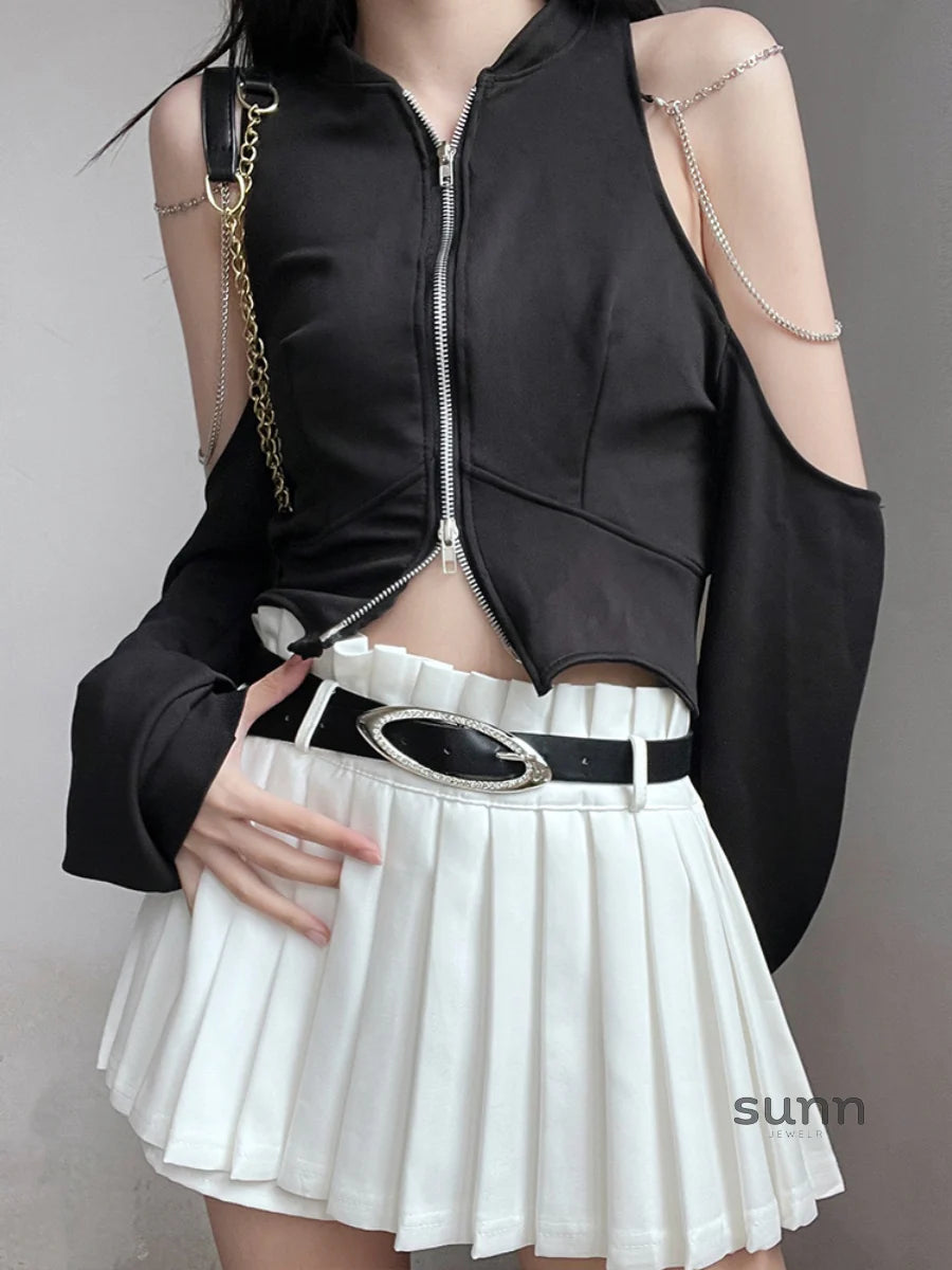 Isa Y2K Rhinestone Belt
