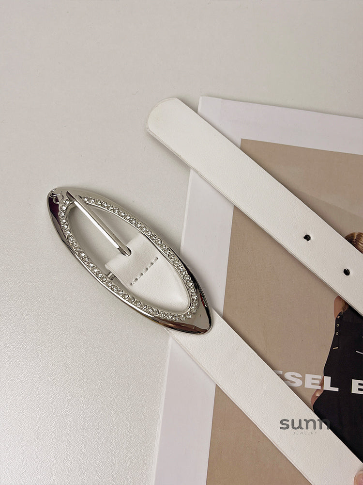 Isa Y2K Rhinestone Belt