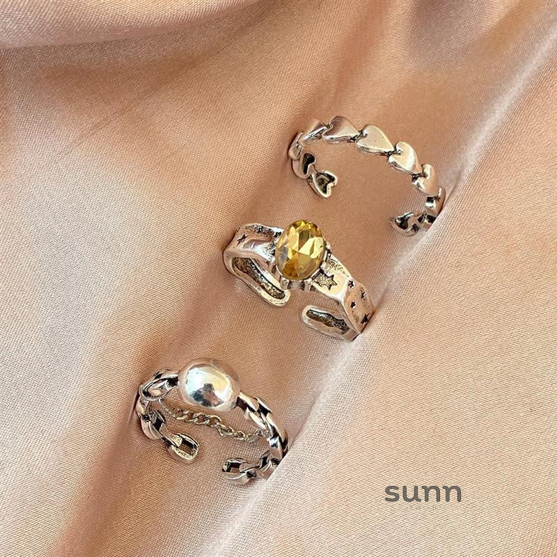 Isabell Delicate Stackable Ring Set [JYUM8ORS]