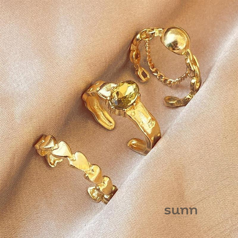 Isabell Delicate Stackable Ring Set [NC6UXMNG]