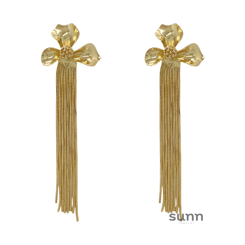 Isabelle Floral Tassel Earrings [BBO7WB0E]