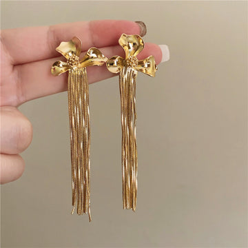 Isabelle Floral Tassel Earrings [PE0NQF6K]