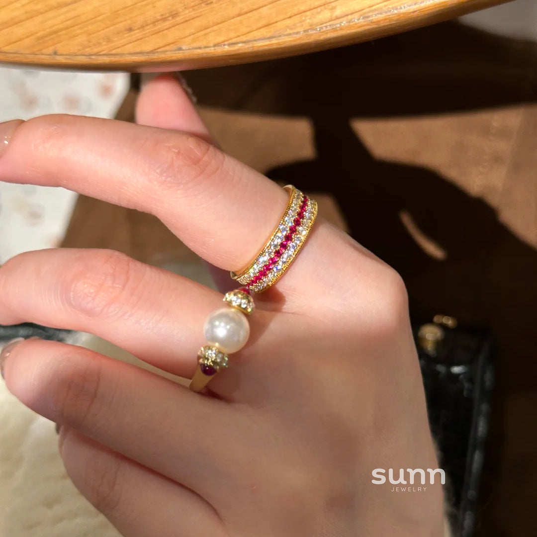 Isaura Ruby Gemstone Jewelry Set [WKYTV147]