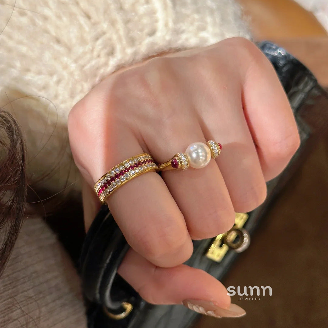 Isaura Ruby Gemstone Jewelry Set [2WNPEXB5]