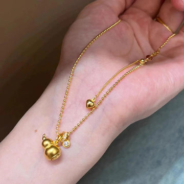 Island Golden Gourd Necklace