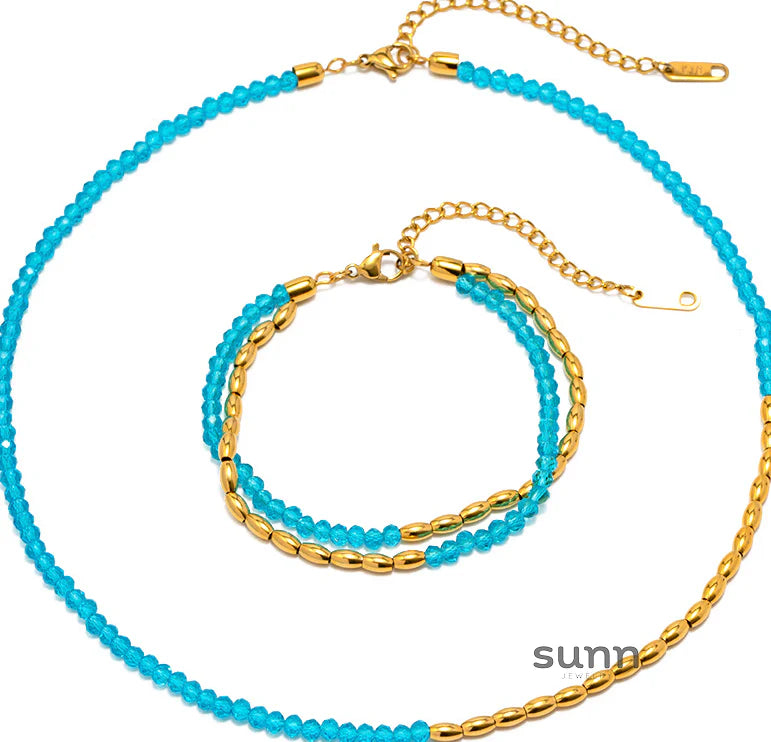 Israel Layered Beaded Necklace