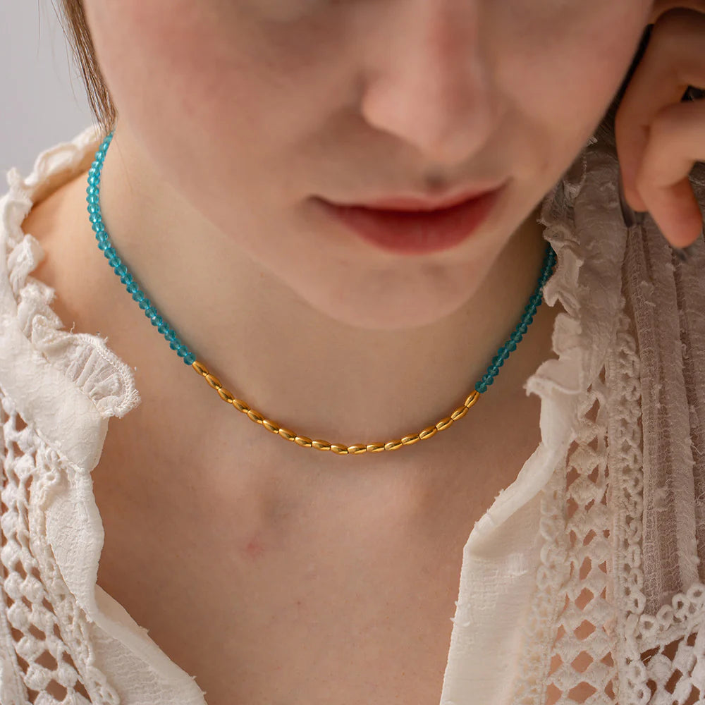 Israel Layered Beaded Necklace