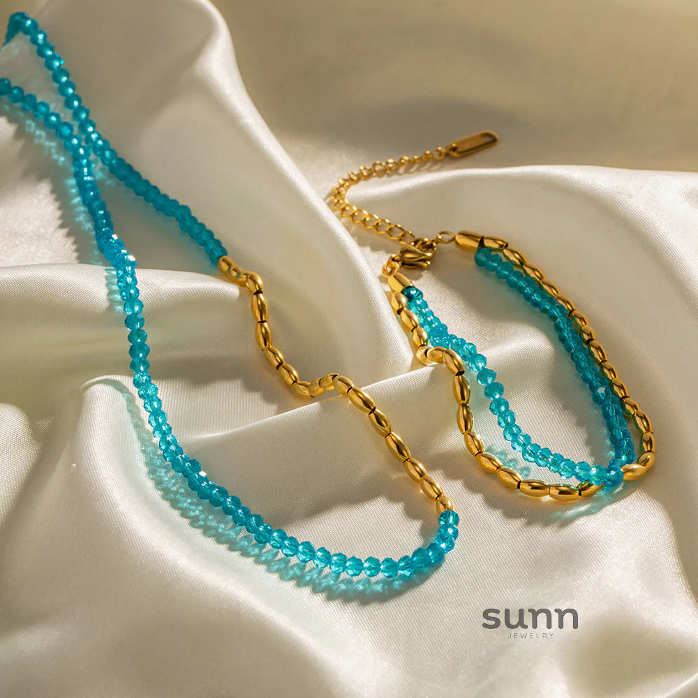 Israel Layered Beaded Necklace