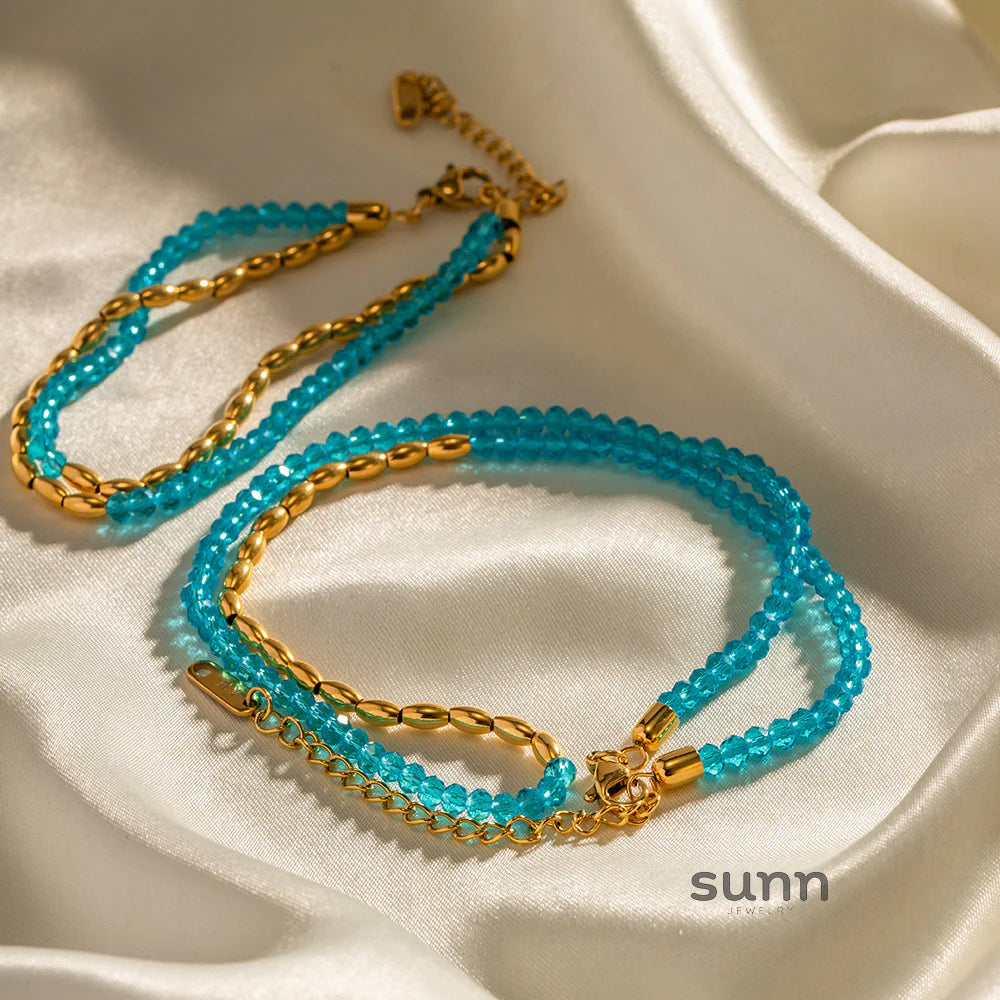 Israel Layered Beaded Necklace