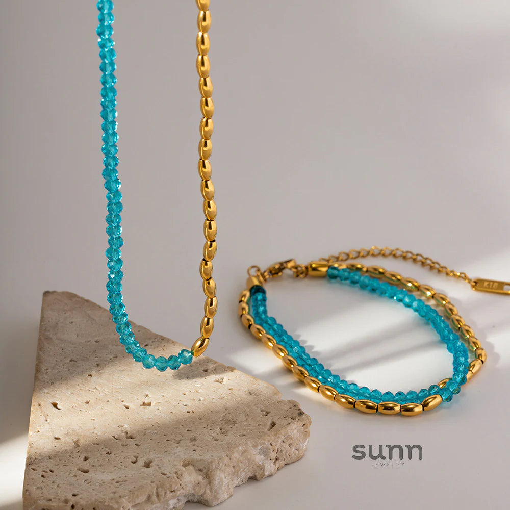 Israel Layered Beaded Necklace
